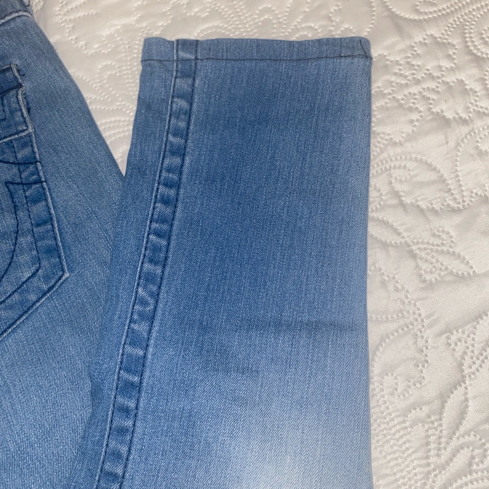 True Religion Women's Skinny Light Blue Denim Jeans - Picture 7 of 9